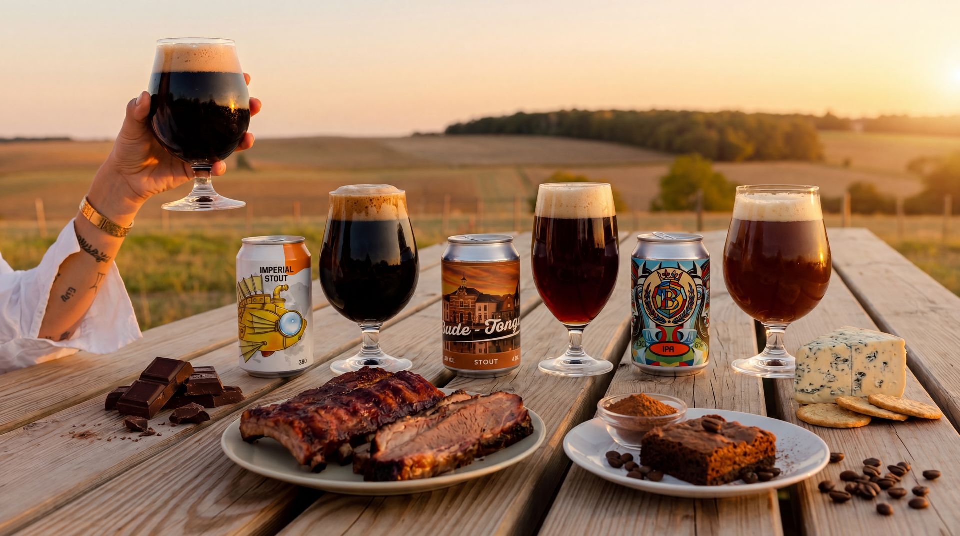 speciaalbier en bier in blik