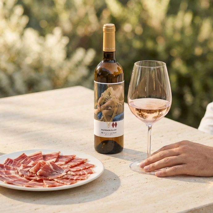 Wijnen combineert jamón ibérico