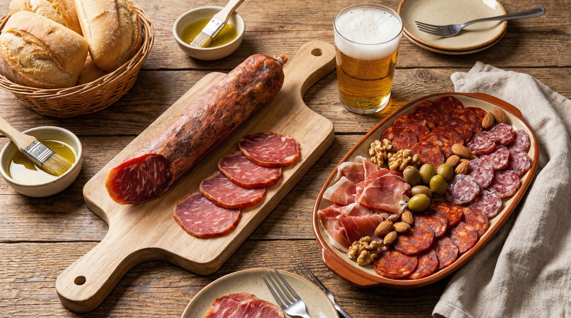 Ham en hartige snacks