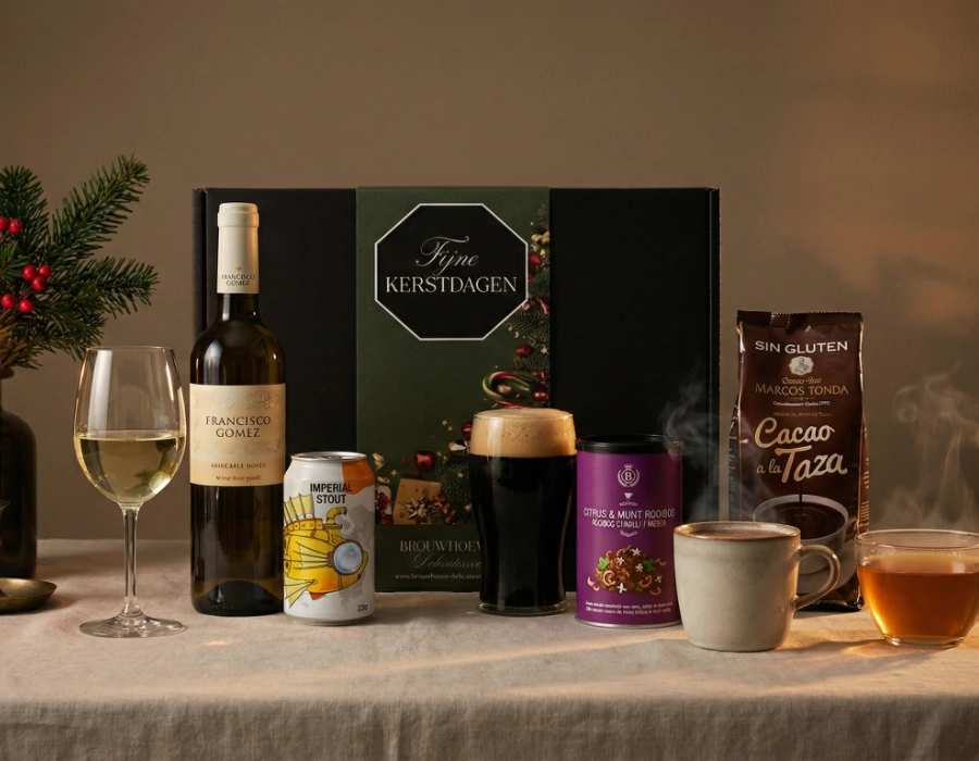 Kies voor kwaliteit: Luxe culinaire kerstpakketten van Brouwhoeve Delicatessen
