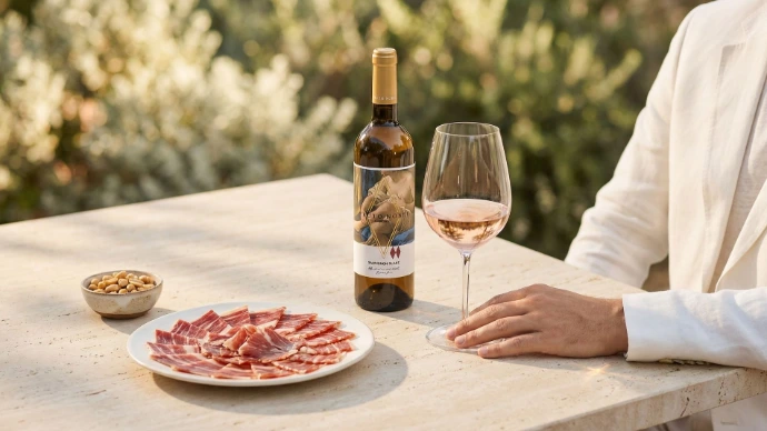 Wijnen combineert jamón ibérico