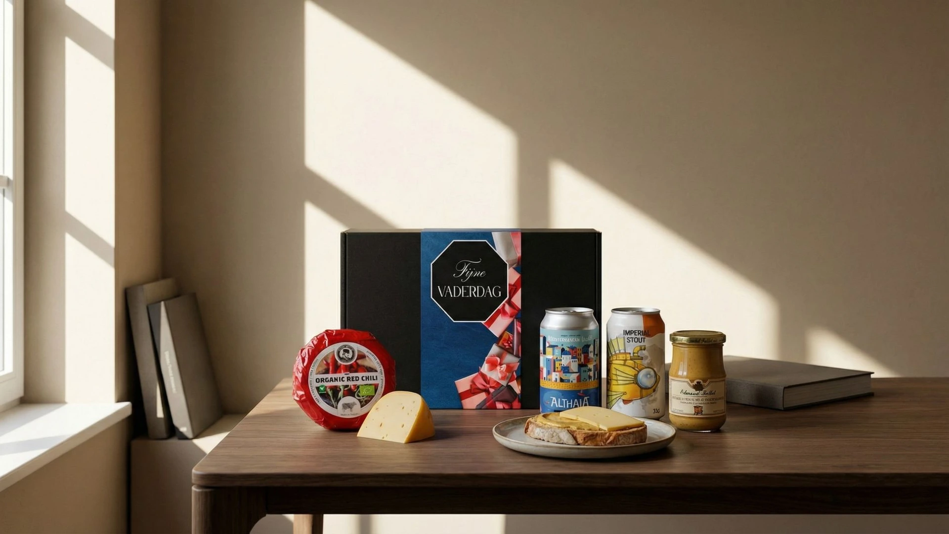 Vaderdag cadeau met IPA, pittige kaas en kruidige smaakmakers