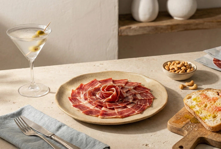 Catering hapjes met Spaanse ham