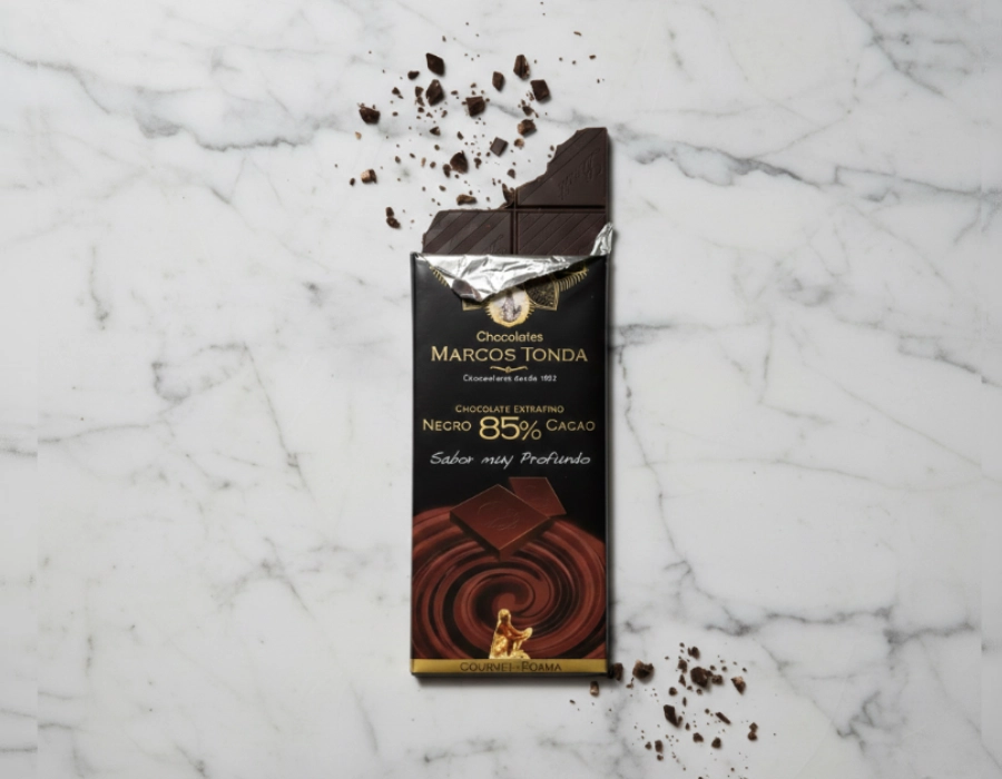 CHOCOLATES MARCOS TONDA I Gourmet pure chocolade Boama (85% cacao)