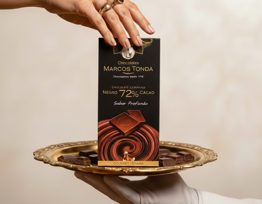 Gourmet pure chocolade Boama - 72% cacao