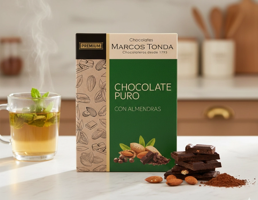 Marcos Tonda I Amandelen omhuld met pure chocolade
