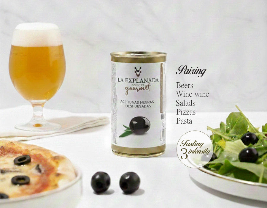 Zwarte olijven zonder pit (Zwart)