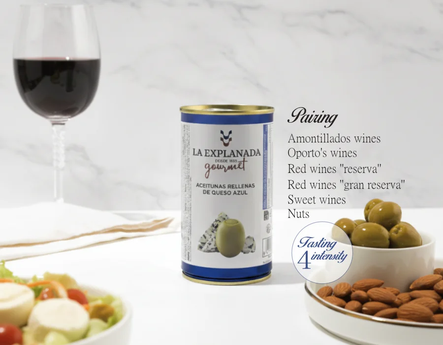 LA EXPLANADA | Aceitunas rellenas (Queso Azul)