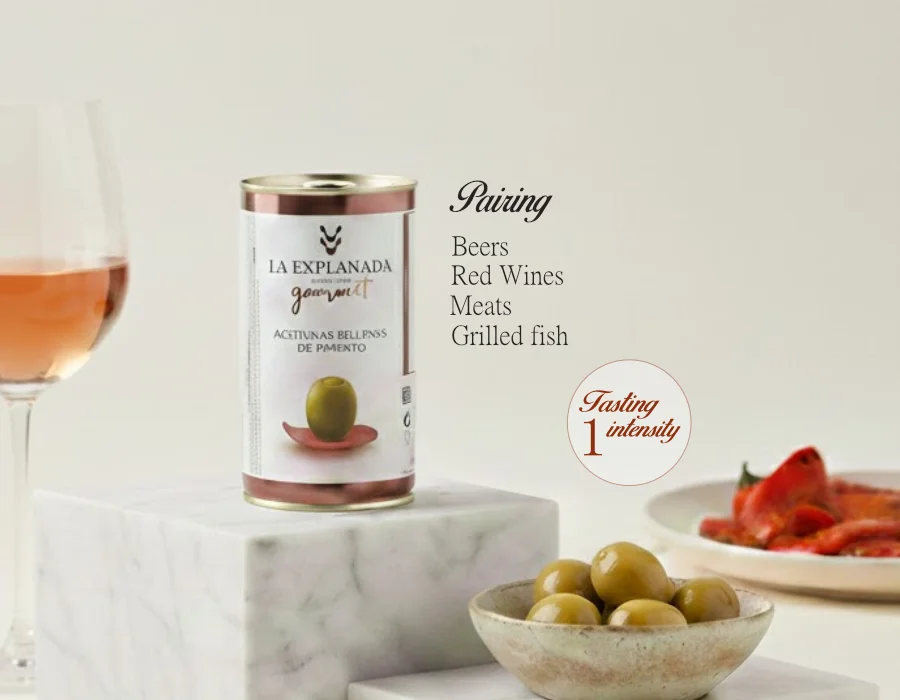 LA EXPLANADA GOURMET | Olijven gevuld met paprika (Groen)