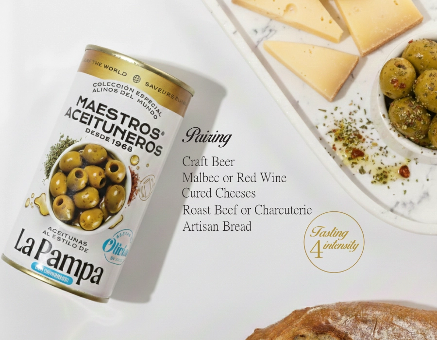 Olijven op de wijze van de Pampa