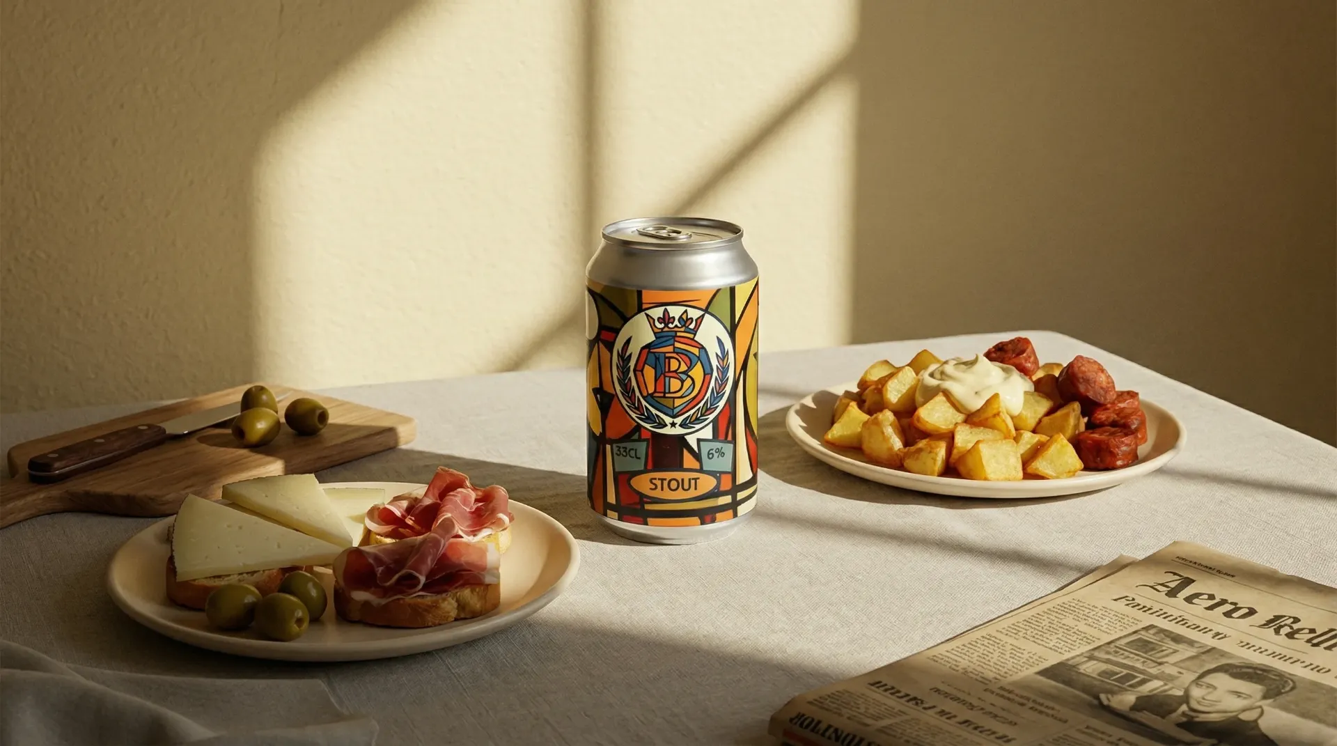 Brouwhoeve stout in blik